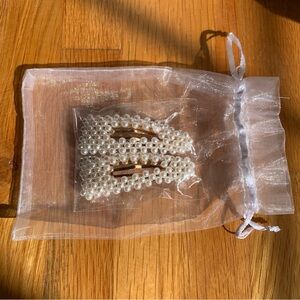 Embellished Gold Pearl Hair Clip | Classic Feminine Cottagecore